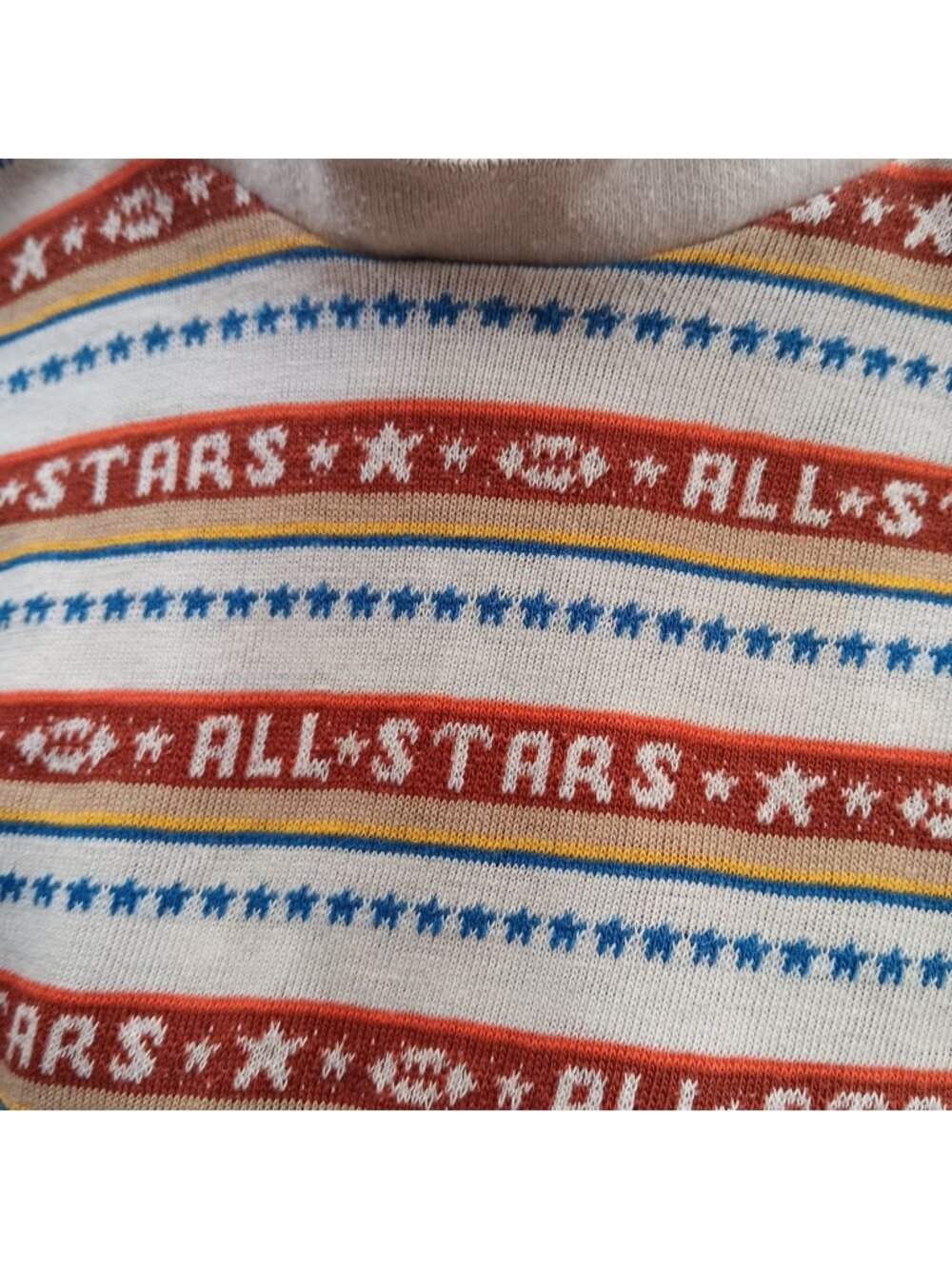 JC Penney Single Stitch Vintage Kids 2T T-shirt 70's Knit Print Toddler Time